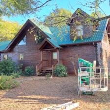 Log Home Surface Stripping And Staining In Jasper GA 57